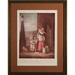 Milk Below Maids Print by Luigi Schiavonetti #2183229