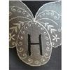 Image 1 : FINE NET LACE*HANKY*MONOGRAM*H* #2183345