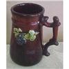 Image 1 : Peters & Reed Glazed Embossed Grape Mug  #2183420