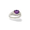 Image 1 : Amethyst & Diamond Ring #2183502