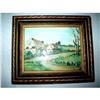 Image 1 : Miniature Signed Landcape Framed English Art #2183567