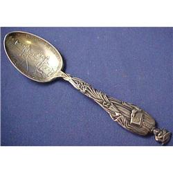 Figural Graduate U of Kansas Sterling Spoon #2183703