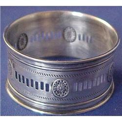 Pierced Sterling STARBURST NAPKIN RING #2183706