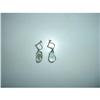 Image 1 : Artesan Handcrafted Polished Quartz Earrings #2183778