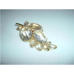 Large Crystal and Rhinestone Brooch #2183781