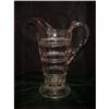 Image 1 : 11" Clear Glass Art Deco Pitcher #2183893