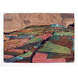 Egon Schiele Austrian landscape #2183961