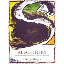 Alechinsky Galerie Maeght 1981 Lithograph #2183986