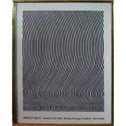 Bridget Riley Richard Feigen Gallery Framed #2184124