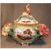 Image 1 : CAPodiMONTE Large COMPOTE Roses VINTAGE #2184835