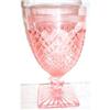 Image 1 : Pink Miss America DepressionGlass Footed Goblet#2184902