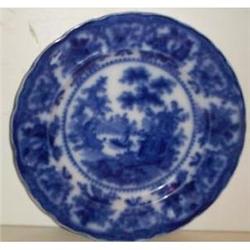 Flow Blue Fairy Villas Dinner Plate #2184910