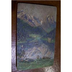 Fine Miniature Oil on Board, Landscape #2184914