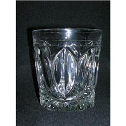 EAPG FLINT TULIP WITH SAWTOOTH WATER TUMBLER #2184997