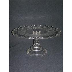 EAPG CHAIN WITH STAR  9-3/4" CAKE STAND #2185006