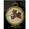 Image 1 : Collector Ceramic plate w Grape Motif! #2185035