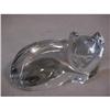 Image 1 : Val St. Lambert Crystal Cat SKU 5945 #2185090