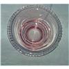 Image 1 : Pink Glass Centerpiece Bowl with Rolled Rim #2185173