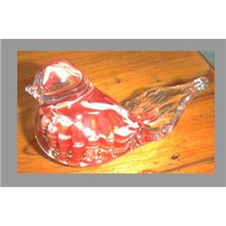 JOE ST.CLAIR PAPERWEIGHT BIRD FORM SIGNED #2185207