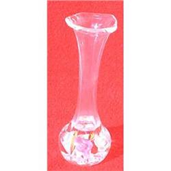 SIGNED JOE ST. CLAIR PAPERWEIGHT VASE #2185209