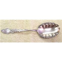 1893 VICTORIAN COLUMBIA BERRY SPOON SILVERPLATE#2185223