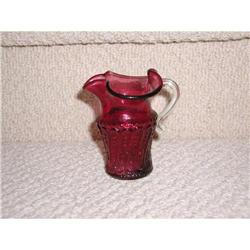 Cranberry Glass Pitcher #2185245