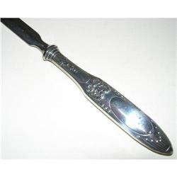 Pretty Antique Sterling Silver Letter Opener  #2185703