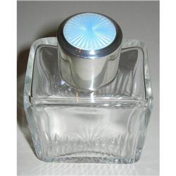 Enamel and Sterling Silver Topped Bottle #2185711