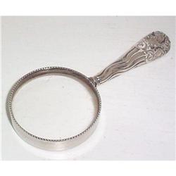 Miniature Victorian Sterling Magnifying Glass #2185728