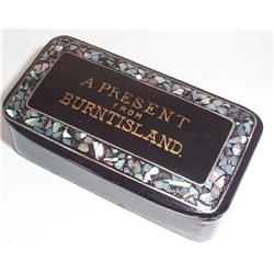 Scottish Souvenir Snuff Box - Papier Mache #2185734