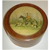 Image 1 : 1920's English Hunting Themed Powder Box #2185749