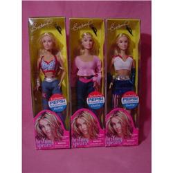 3 Britney Spears Pepsi TV Commercial Dolls, #2185772