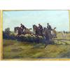 Image 1 : Horse race signed  German painting by Mohr #2185872