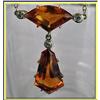Image 1 : ARTS & CRAFTS CITRINE DIAMOND NECKLACE 1890 #2185965