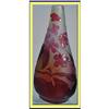 Image 1 : SIGNED GALLE 3 COLOR CAMEO GLASS VASE FLORAL #2185969
