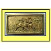 Image 1 : ANTIQUE GILT BRONZE JEWELRY BOX CASKET RELIEF #2185975