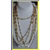 Image 1 : VICTORIAN FILIGREE GOLD CHAIN OVER 100 INCHES #2185985