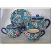 Image 1 : LONGWY FAIENCE TEASET - TEAPOT SUGAR JUG  PLATE#2185990