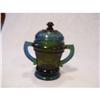 Image 1 : Tri Color Carnival Glass Style Holly Loving cup#2186034