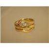 Image 1 : Ring  Vintage  Snake  18ct.  Diamond  Ruby  #2198398
