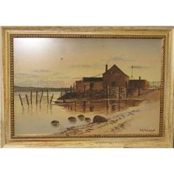 By the Sea signed Puddefoot maritime painting #2198420