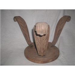Coffee Table Base French Carved Leaf 19th C #2198454