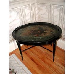 Tole Tray Table Hand Painted #2198463