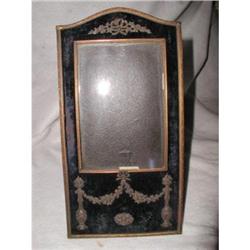 Edwardian Frame Large Brass Velvet C.1901-10 #2198468