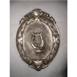 Nickel Plated Shield England 19th Century #2198471