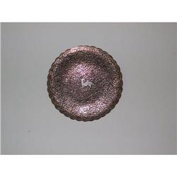 Copper work and silver inlaid plate with a #2198483