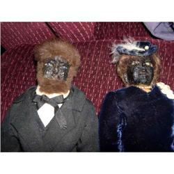 Early Folk Art Pair 1930's (Very Unusual) #2198550