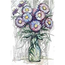 "Bouquet" on Avant-Garde's watercolor. #2198576