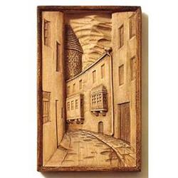 Carving painting "Streets of the world"  #2198579