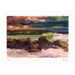 "Pink Surf" Author's lithograph by Livitin In. #2198585